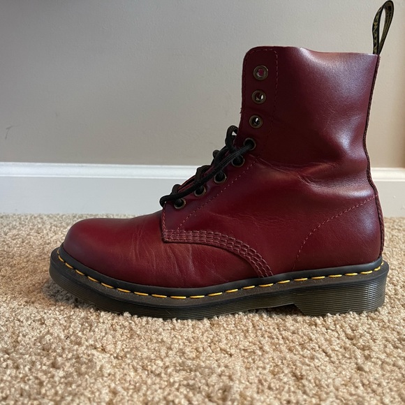 Size 7 Red 1460 Pascal Doc Martens combat boots - Picture 7 of 8